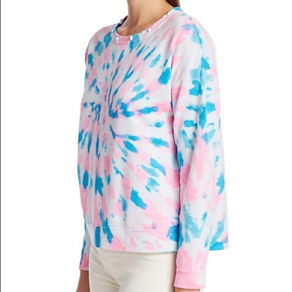 Generation Love Carter Studded tie-dye sweatshirt